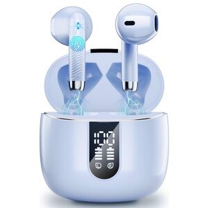 Wireless Bluetooth 5.4 Headphones - Violet